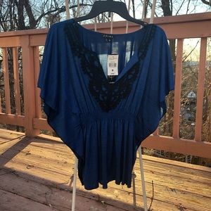 Brand New Stylish CHIME Blue Blouse